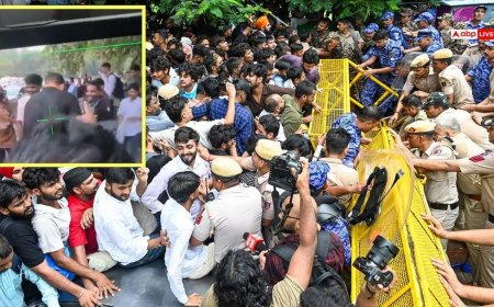 हिंसक हुआ CJP का प्रदर्शन, abp न्यूज टीम पर अटैक, पुलिस की गाड़ियों को भी बनाया निशाना