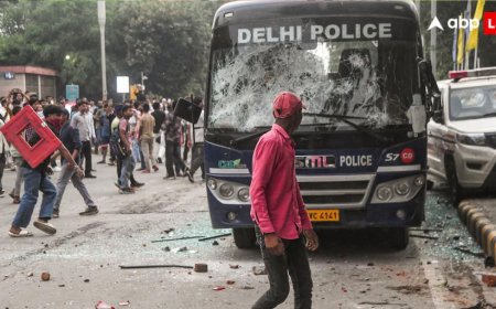 CJP प्रदर्शन में बवाल: 118 पुलिसकर्मी घायल, हिरासत में 78 प्रदर्शनकारी, कई गाड़ियों को नुकसान