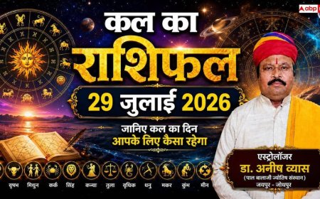 Kal Ka Rashifal 29 July 2026: कल का राशिफल, गुरु पूर्णिमा पर मिथुन और कुंभ राशि वाले रहें बेहद सावधान, आर्थिक नुकसान और तनाव का अलर्ट!