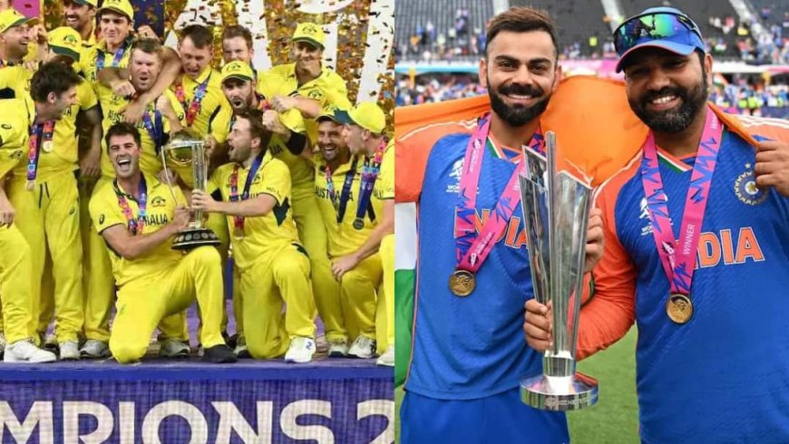 सबसे ज्यादा ICC टूर्नामेंट जीतने वाले 5 देश, ऑस्ट्रेलिया 24 खिताब के साथ नंबर-1; जानें लिस्ट में कौन-कौन शामिल