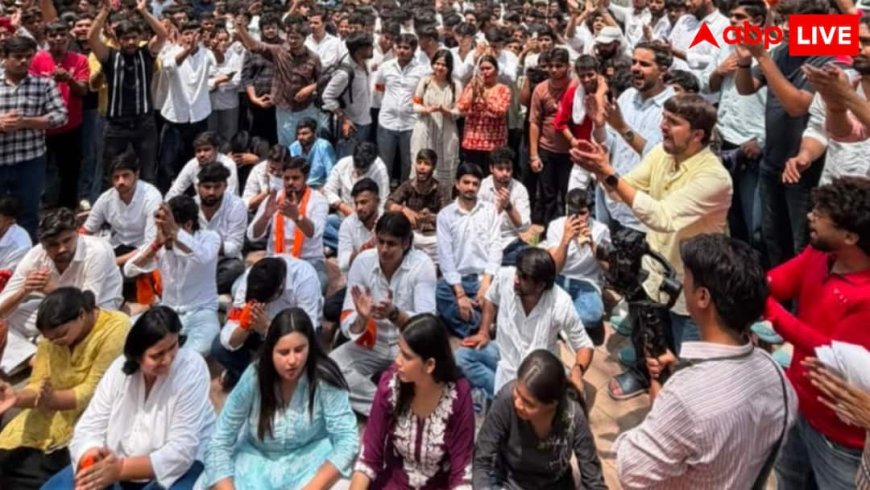 एक वर्षीय PG कोर्स में सीटें बढ़ाने की मांग पर ABVP का प्रदर्शन, प्रशासन पर छात्र हितों की अनदेखी का आरोप