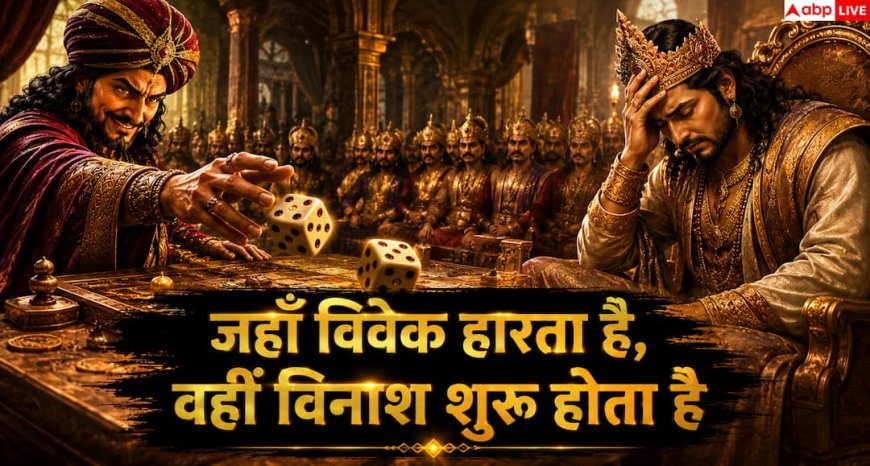 Mahabharat: महाभारत की सबसे बड़ी भूल! कैसे शकुनि ने छल से युधिष्ठिर को हर दांव में हराया?