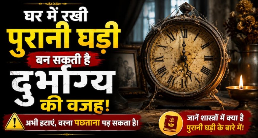 Vastu Tips: घर में रखी है इस तरह की घड़ी? आज ही हटा दें, वरना बढ़ सकती हैं परेशानियां
