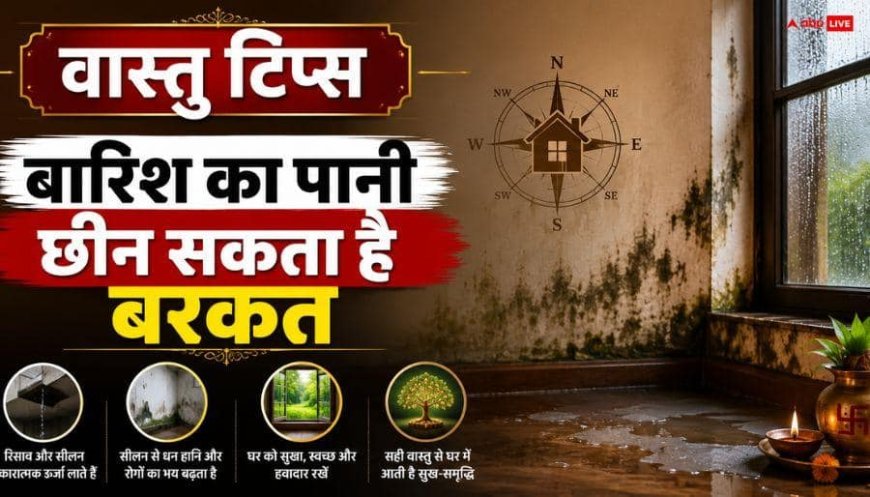 Vastu Tips: बारिश से घर में हो रही सीलन, खतरे की घंटी है 4 अशुभ संकेत, धन पर पड़ता है असर