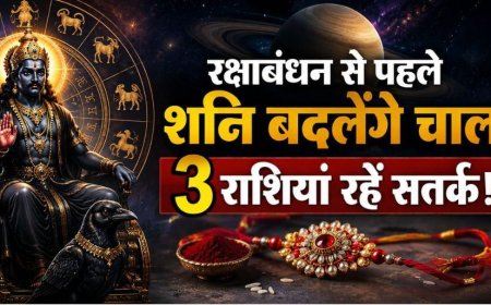 रक्षाबंधन से पहले शनि का बड़ा बदलाव, इन 3 राशियों पर मंडरा रहा खतरा