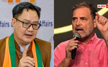 'राहुल गांधी को प्रयागराज की जगह रांची जाना था', किरेन रिजिजू का तंज