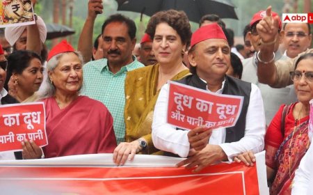 प्रियंका-अखिलेश ने यूपी के कांग्रेस नेताओं को संसद से दे दिया बड़ा संदेश, वीडियो से समझें