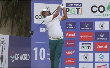 होल-इन-वन सहित 62 के स्कोर के साथ ओम प्रकाश चौहान कोल इंडिया ओपन में शीर्ष पर