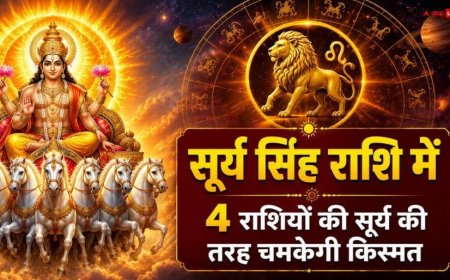 Surya Gochar 2026: सूर्य अपनी ही राशि सिंह में, अगले 30 दिन सत्ता, पद और प्रतिष्ठा के मामलों में किन राशियों के लिए महत्वपूर्ण?