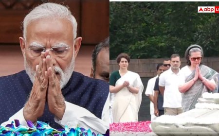 राजीव गांधी जयंती: पीएम मोदी ने किया याद, सोनिया गांधी ने दी श्रद्धांजलि