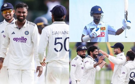 IND vs SL 2nd Test Day 3 Highlights: तीसरे दिन का खेल खत्म, सोनल दिनुशा की करिश्माई पारी; कृष्णा-सुथार ने बरपाया कहर