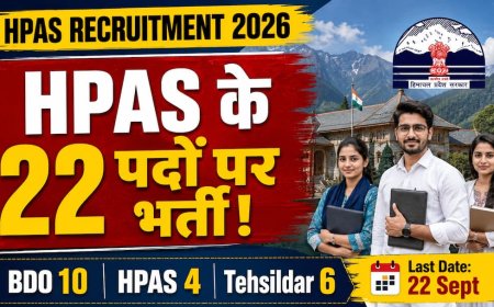 हिमाचल में 22 प्रशासनिक पदों पर भर्ती, 22 सितंबर तक कर पाएंगे आवेदन