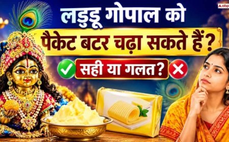 घर में मक्खन खत्म हो गया है? जानें क्या कान्हा जी को चढ़ा सकते हैं बाजार वाला पैकेट बटर