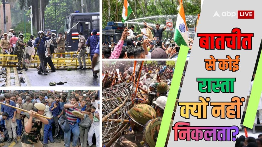 Xप्लेन: रांची, दिल्ली या पटना! छात्रों पर लाठी, आंसू गैस और गोली ही सरकार का सहारा क्यों?