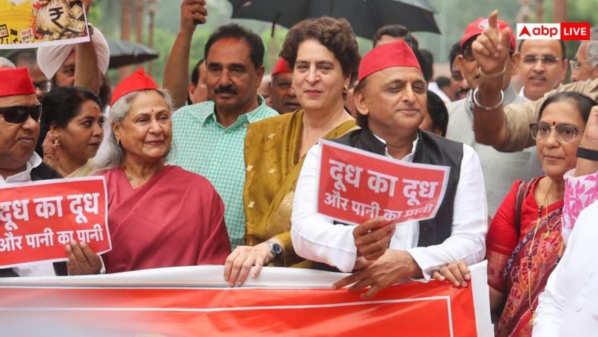 प्रियंका-अखिलेश ने यूपी के कांग्रेस नेताओं को संसद से दे दिया बड़ा संदेश, वीडियो से समझें