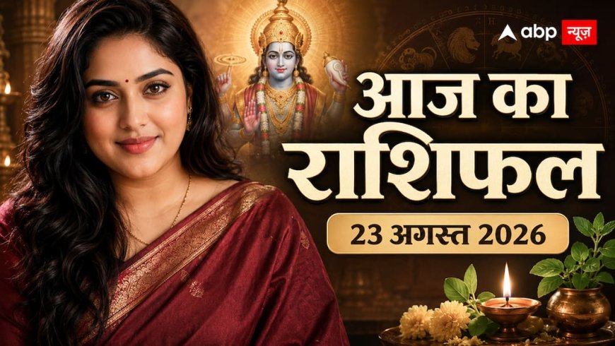Aaj Ka Rashifal 23 August 2026: पुत्रदा एकादशी पर धनु में चंद्रमा, इन 4 राशियों को मिल सकते हैं शुभ संकेत