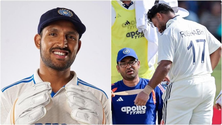 कोलंबो टेस्ट में पंत की इंजरी ने बढ़ाई टेंशन, जुरेल ने संभाली कीपिंग की जिम्मेदारी 