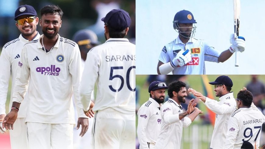 IND vs SL 2nd Test Day 3 Highlights: तीसरे दिन का खेल खत्म, सोनल दिनुशा की करिश्माई पारी; कृष्णा-सुथार ने बरपाया कहर