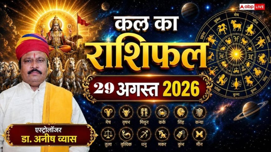 Kal Ka Rashifal 29 August 2026: शनिवार को सुकर्मा व धृति योग से 4 राशियों की चमकेगी किस्मत, बड़ी बिजनेस डील और पद-प्रतिष्ठा के प्रबल योग!