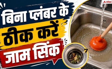 Sink Repair: किचन सिंक की नाली से बाहर आ रहा पानी, बिना प्लंबर बुलाए करें ठीक