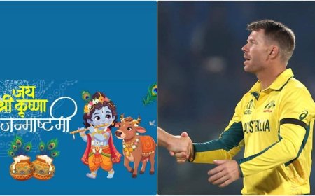 'कृष्ण भक्ति' में रंगे वॉर्नर, जन्माष्टमी पर ऑस्ट्रेलियाई क्रिकेटर की पोस्ट वायरल