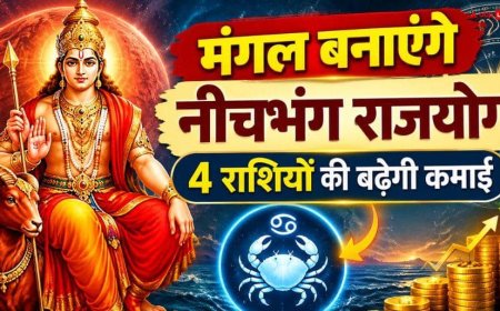 18 सितंबर को मंगल बनाएंगे नीचभंग राजयोग, क्या है ये योग, 4 राशियों के जीवन में आएगा बड़ा ट्विस्ट