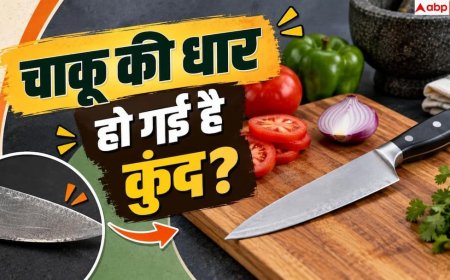 How To Sharpen Knife: किचन के चाकू की धार कम हो गई? घर पर ऐसे करें तेज