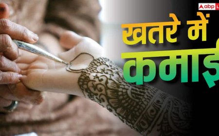 अब मेहंदी लगाने की भी गई नौकरी, हथेली पर मशीनें बनाएंगी डिजाइन, देखें वीडियो