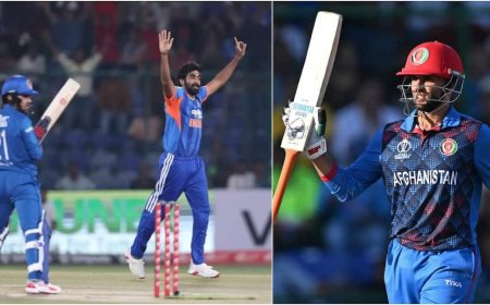 IND vs AFG 1st T20 Highlights: 43 पर गिरे 5 विकेट, फिर उमरजई और नबी ने पलटा मैच; अफगानिस्तान ने दिया 157 का लक्ष्य