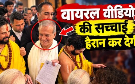 Xप्लेन: क्या ईरान के राष्ट्रपति पेज़ेशकियन ने दिल्ली में एक हिंदू संत के पैर छुए?