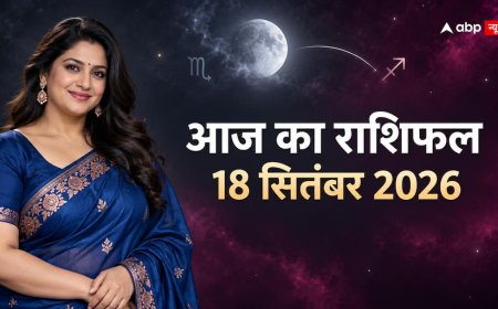 Aaj Ka Rashifal: 18 सितंबर 2026 को दिनभर वृश्चिक में चंद्रमा, रात 10:46 के बाद किन राशियों को मिलेगी राहत? जानें आज का राशिफल