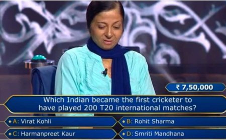 200 टी20 इंटरनेशनल मैच खेलने वाला पहला भारतीय कौन? KBC में पूछा गया सवाल