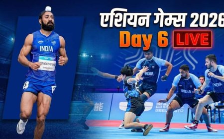 Asian Games Day 6 Live: भारत का 15वां मेडल पक्का, कबड्डी में चाइनीज ताइपे को रौंदा