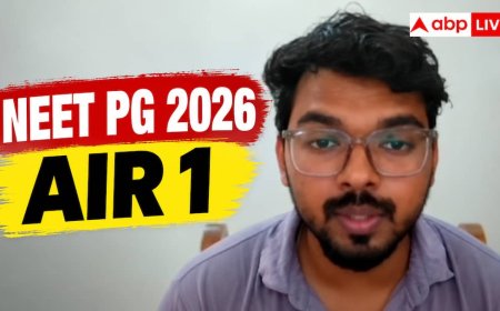 10 हजार MCQ सॉल्व कर डॉ. मोनीश बने NEET PG 2026 टॉपर, हासिल की AIR 1