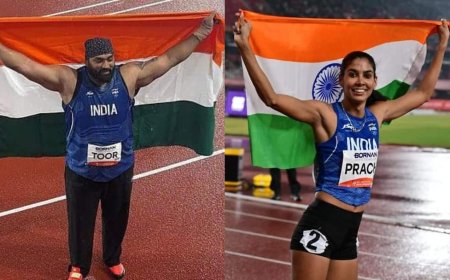 एशियन गेम्स: भारत की झोली में 2 और मेडल, प्राची और तूर ने जीते पदक