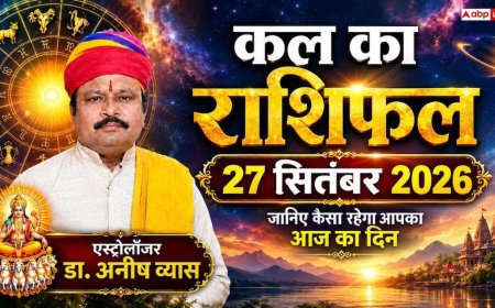 Kal Ka Rashifal 27 September 2026: वृद्धि योग से 4 राशियों की खुलेगी किस्मत, कर्क को बंपर धन लाभ और मकर को नई डील के प्रबल योग!