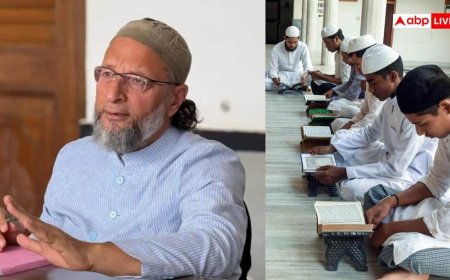 स्कूलों में घट रही मुस्लिमों की दर, ओवैसी ने कहा- "सरकार की नीति पक्षपाती.."