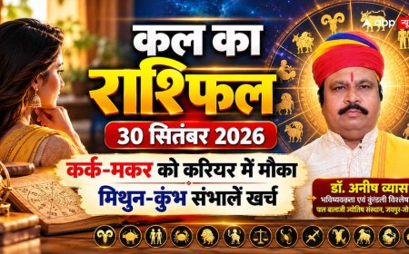 Kal Ka Rashifal 30 September 2026: वृषभ का दोपहर बाद बदलेगा दिन, कर्क-मकर को करियर में मौका