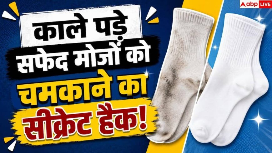 White Socks Washing Tips: काले पड़ गए हैं सफेद मोजे? 1 आसान ट्रिक से चमकेंगे नए जैसे
