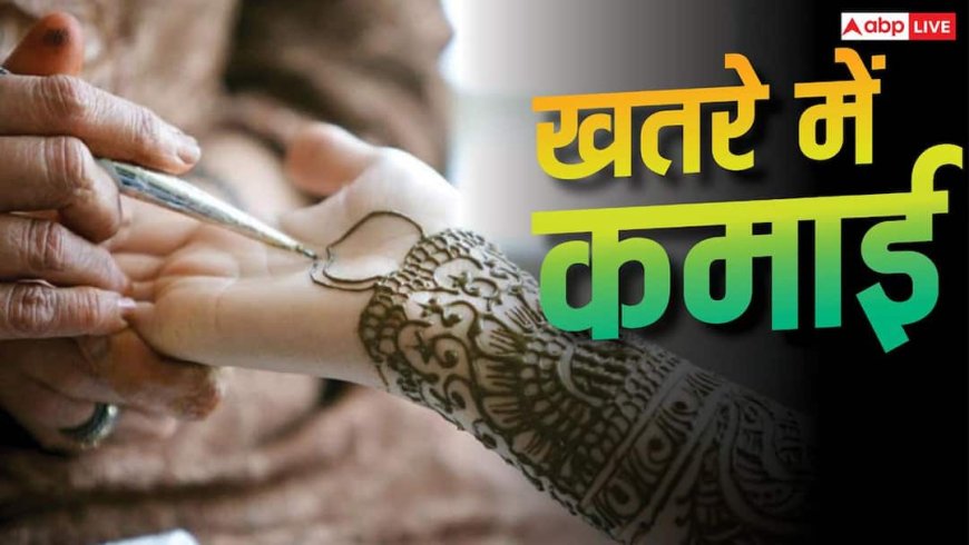 अब मेहंदी लगाने की भी गई नौकरी, हथेली पर मशीनें बनाएंगी डिजाइन, देखें वीडियो
