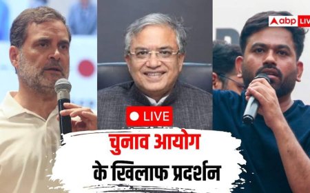 CJP Mumbai Protest LIVE: विपक्ष दिल्ली में तो मुंबई में सीजेपी का प्रदर्शन, ज्ञानेश कुमार के इस्तीफे की मांग