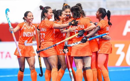 भारत की महिला हॉकी टीम ने रचा इतिहास, 44 साल बाद एशियन गेम्स में जीता गोल्ड मेडल