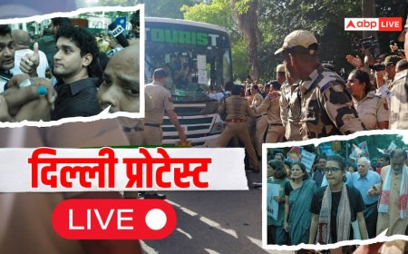 Delhi Protests LIVE: CJP का संसद मार्ग थाने के बाहर प्रदर्शन, महिला पत्रकार से बदसलूकी का आरोप