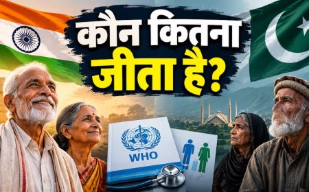 EXPLAINED: भारत-पाकिस्तान में कहां के लोगों की होती है ज्यादा उम्र? WHO का बड़ा खुलासा, पढ़िए