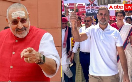 विरोध मार्च पर बोले गिरिराज सिंह- 'कांग्रेस राहुल गांधी का इस्तीफा मांगे क्योंकि...'