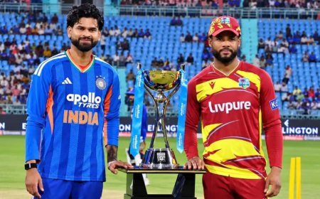 IND vs WI 5th T20I Live Score: बारिश की वजह से फिर रुका भारत-वेस्टइंडीज मैच, टीम इंडिया का स्कोर 118/5