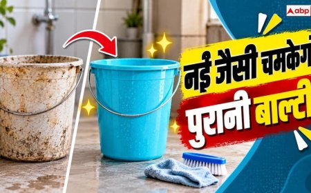 Plastic Bucket Cleaning Tips: गंदी और चिपचिपी हो गई है बाल्टी? 2 मिनट में ऐसे चमकाएं