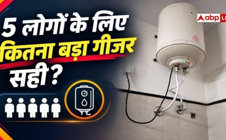 5 लोगों की फैमिली के लिए कितना बड़ा गीजर सही? जान लें फायदे की बात