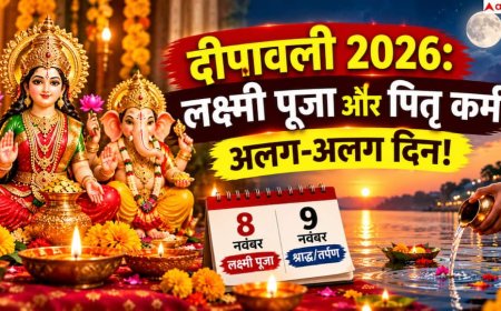 Diwali 2026: 8 नवंबर को लक्ष्मी पूजा और 9 को अमावस्या स्नान-दान, जानें क्यों अलग-अलग दिन होंगे दोनों पर्व