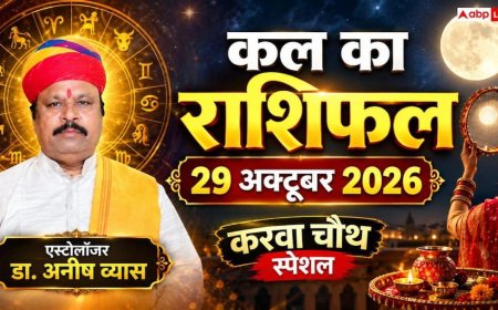 Kal Ka Rashifal 29 October 2026: गुरुवार को परिघ योग से मेष और वृश्चिक राशि को तरक्की व धन लाभ, 2 राशियां रहें सतर्क!